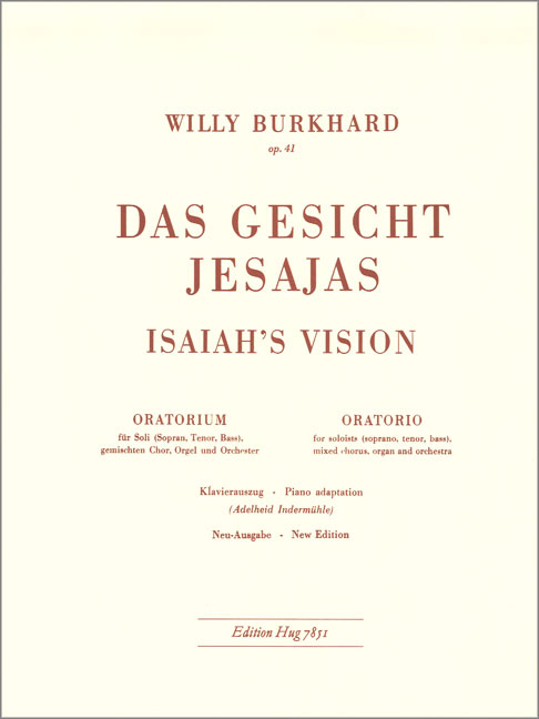 Das Gesicht Jesajas op.41
