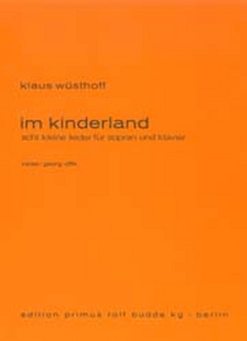 Im Kinderland Album für Gesang
