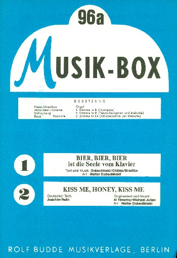 Bier Bier Bier ist die Seele vom Klavier   und