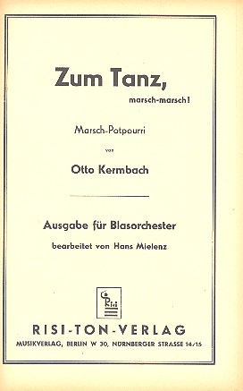 Zum Tanz: Marsch-Potpourri