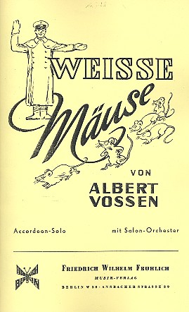 Weiße Mäuse: für Salonorchester