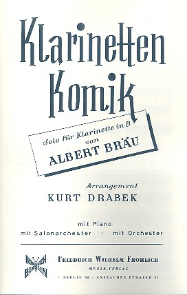 Klarinetten-Komik: für