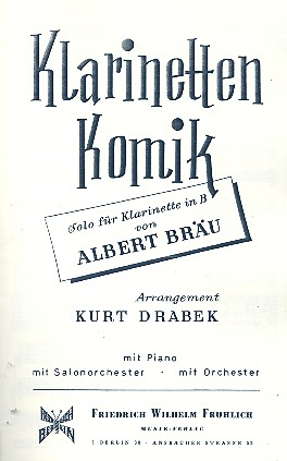 Klarinetten-Komik für