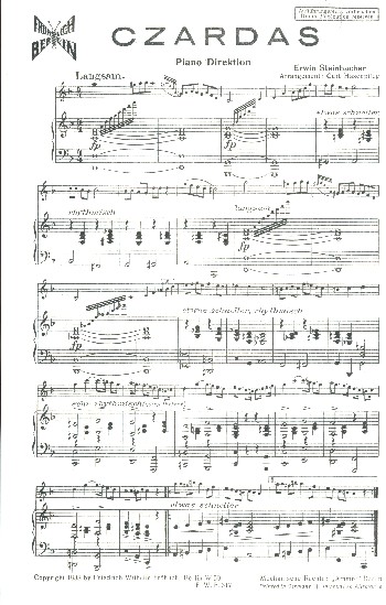 Czardas für Altsaxophon und
