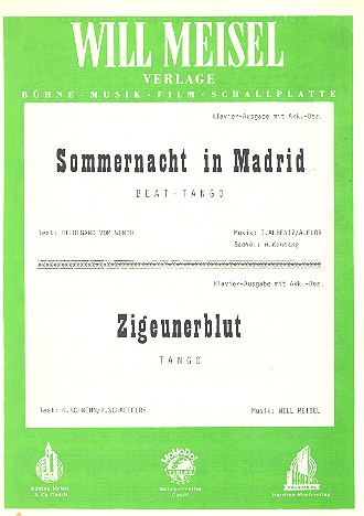 Sommernacht in Madrid  und   Zigeunerblut: