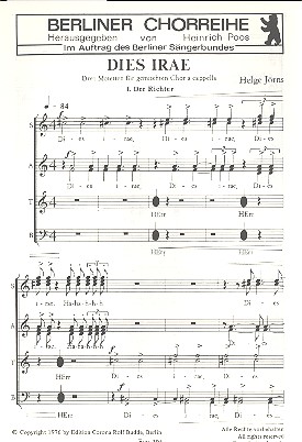 Dies Irae für gem Chor