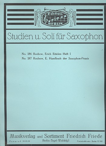 Etüden Band 1 für Saxophon