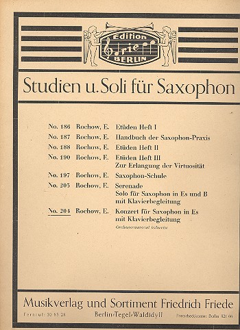 Konzert für Saxophon in Es und