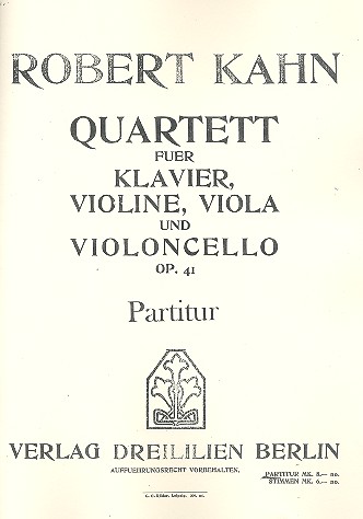 Quartett op.41