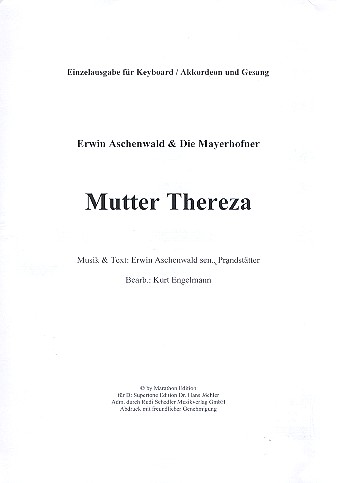 Mutter Thereza: Einzelausgabe