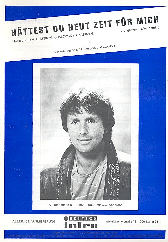 Hättest du heut Zeit für mich: