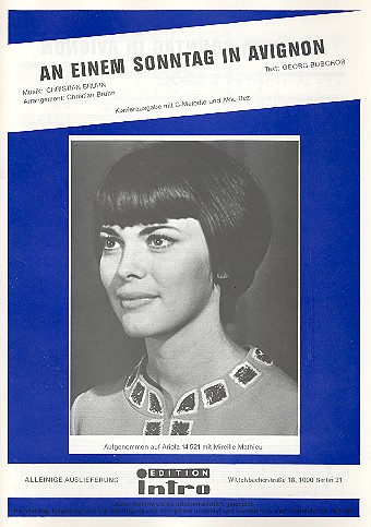 An einem Sonntag in Avignon: