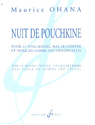 Nuit de Pouchkine pour 12 voix