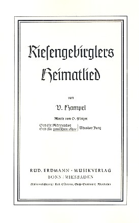 Riesengebirglers Heimatlied