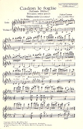 Fallende Blätter: für