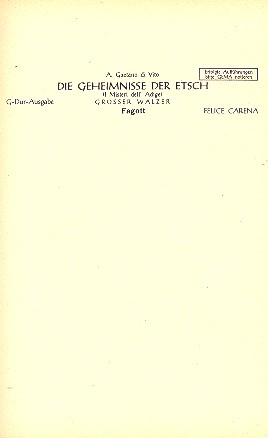 Die Geheimnisse der Etsch