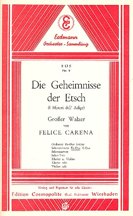 Die Geheimnisse der Etsch Fis-Dur: