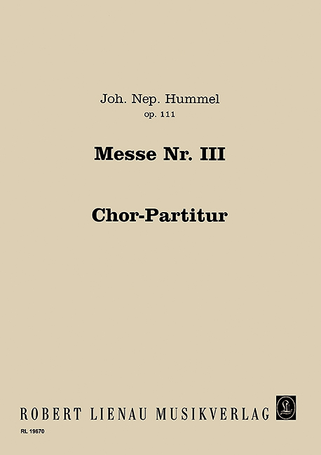 Messe d-moll Nr.3 op.111