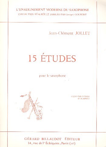 15 études pour saxophone