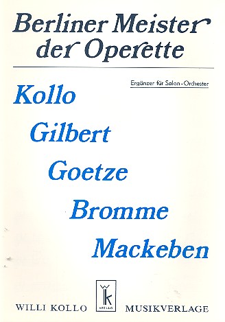 Berliner Meister der Operette: