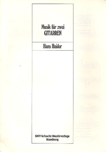Musik für 2 Gitarren