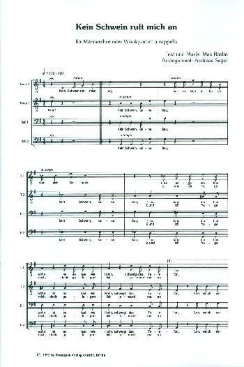 Kein Schwein ruft mich an