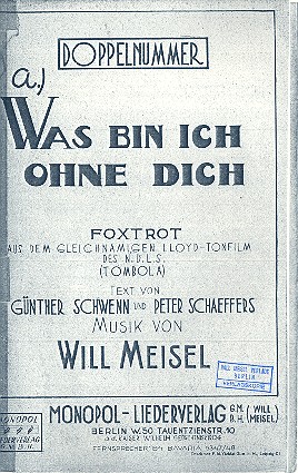 Was bin ich ohne dich: