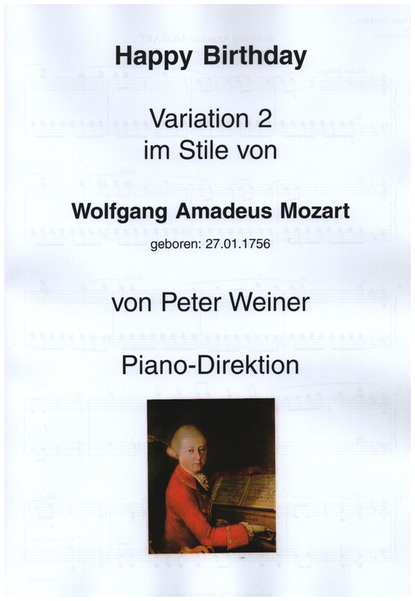 Happy Birthday Variation 2 im Stile von Wolfgang Amadeus Mozart