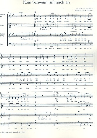 Kein Schwein ruft mich an