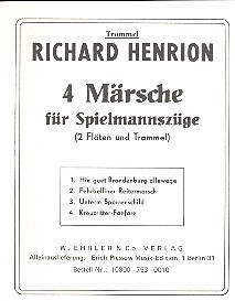 4 Märsche für Spielmannszüge