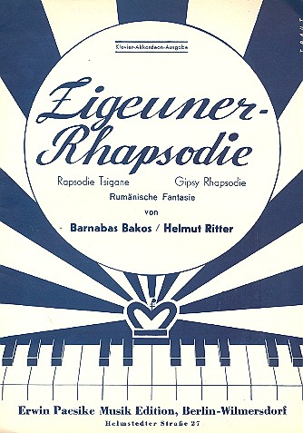 Zigeuner-Rhapsodie: für