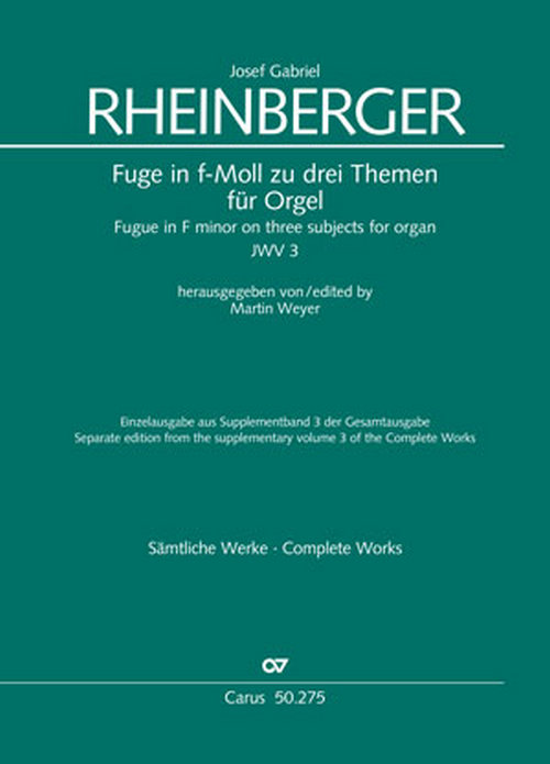 Fuge in f-Moll zu drei Themen JWV 3