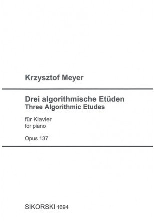 Drei algorithmische Etüden op. 137