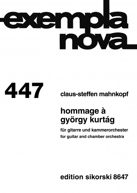 Hommage à György Kurtág