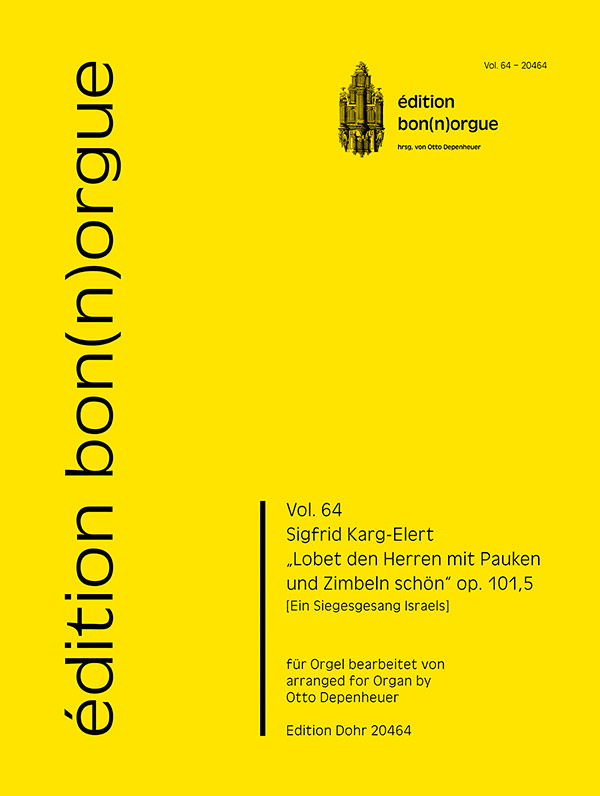 Lobet den Herren mit Pauken und Zimbeln schön op.101,5