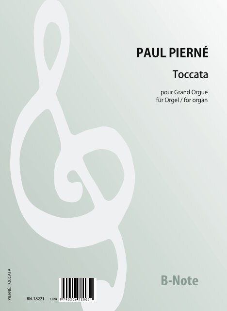 Toccata für Orgel