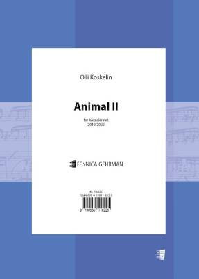 Animal II for bass clarinet