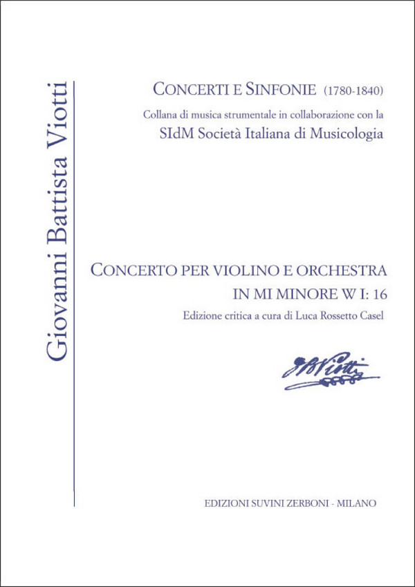 Concerto per violino e orchestra in MI min W I:16