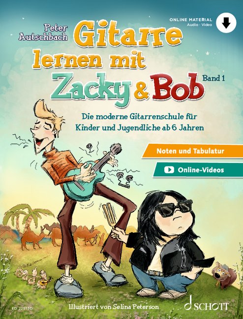 Gitarre lernen mit Zacky und Bob Band 1 (+Online Audio)