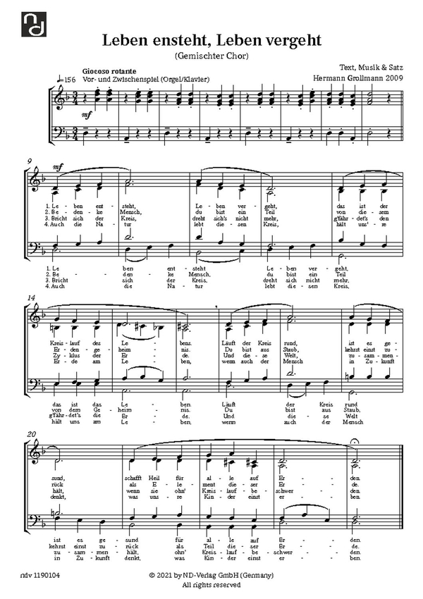 Leben entsteht, Leben vergeht