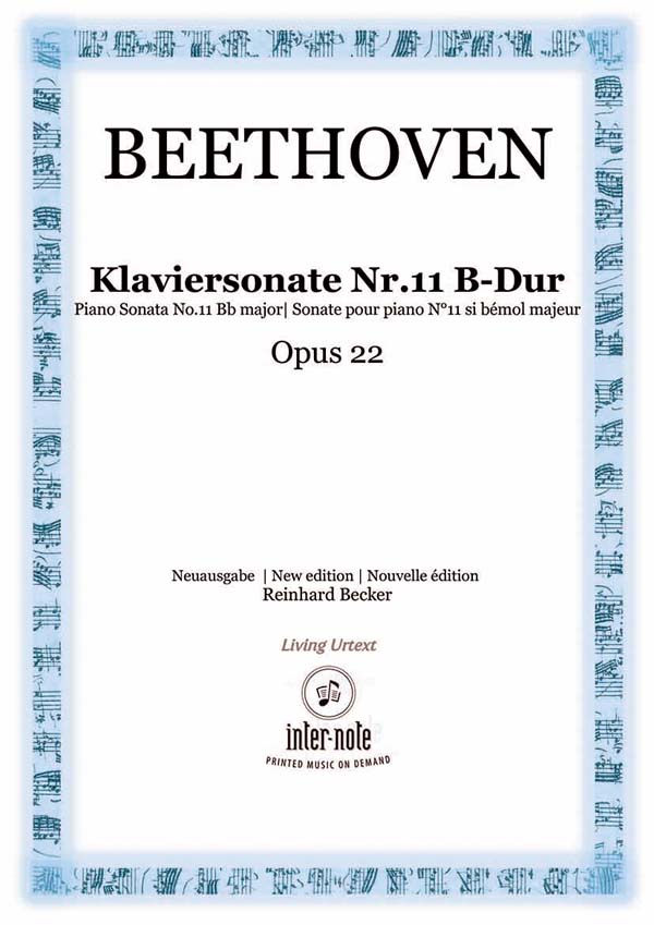 Sonate Nr. 11 B-Dur op.22