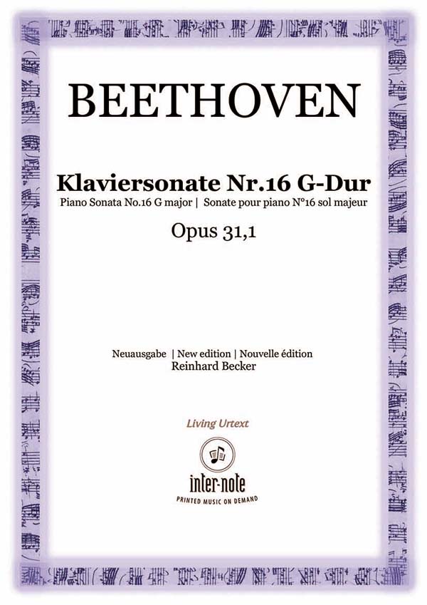 Sonate Nr. 16 G-Dur op.31,1