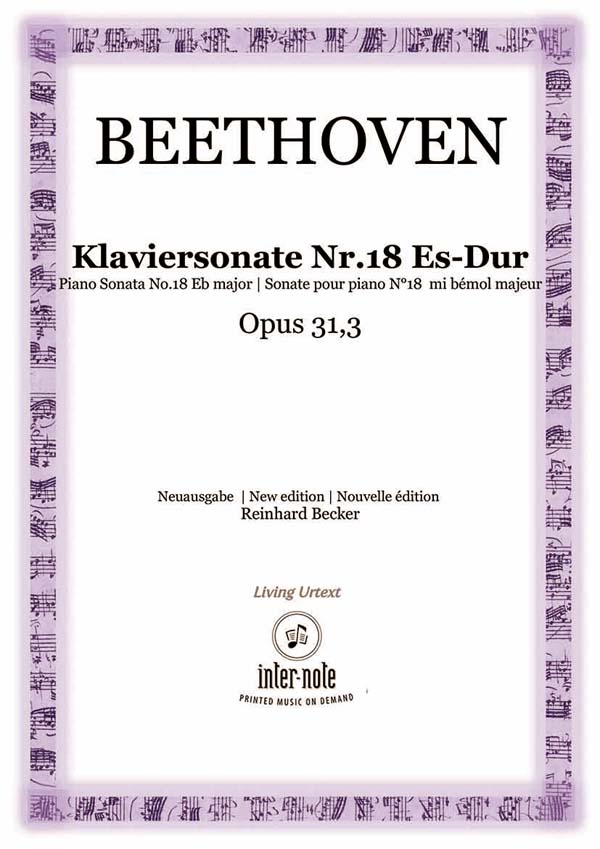 Sonate Nr. 18 Es-Dur op.31,3