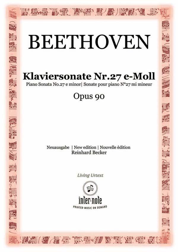 Sonate Nr. 27 e-Moll op.90