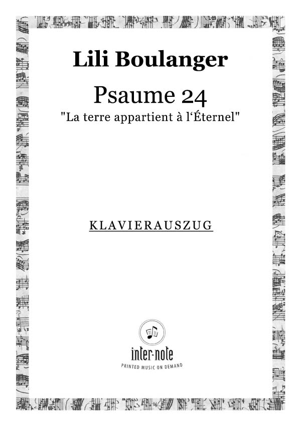 Psalm 24 'La terre appartient à l'Éternel'