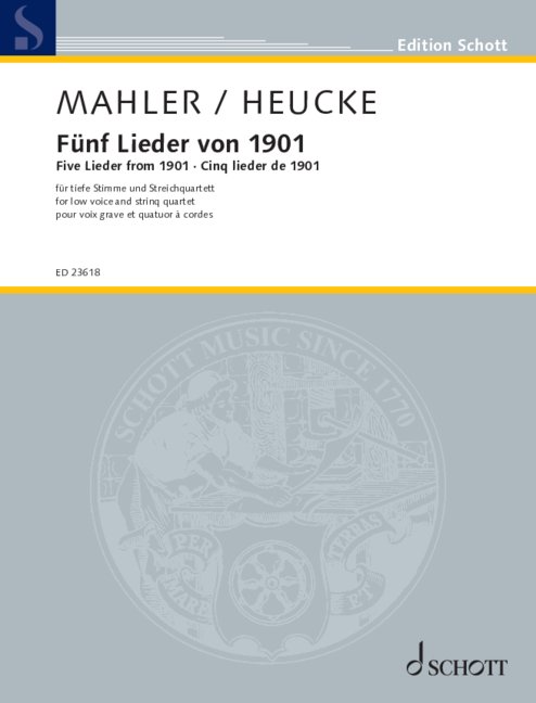 Fünf Lieder von 1901