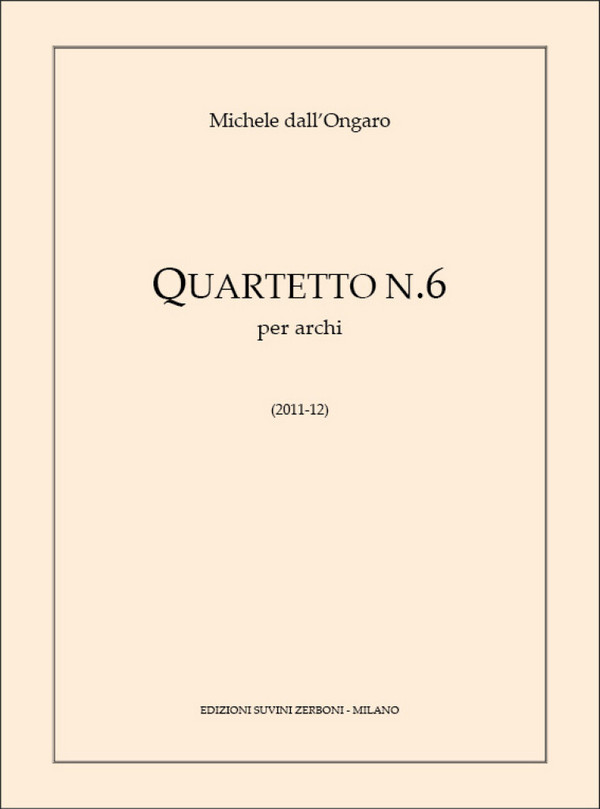 Quartetto N. 6