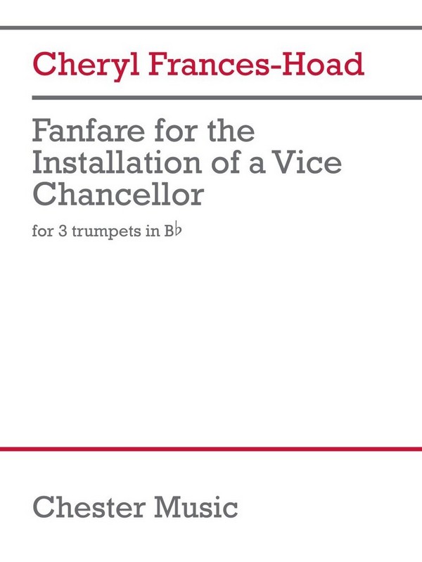 Fanfare for the Installation of a Vice Chancellor