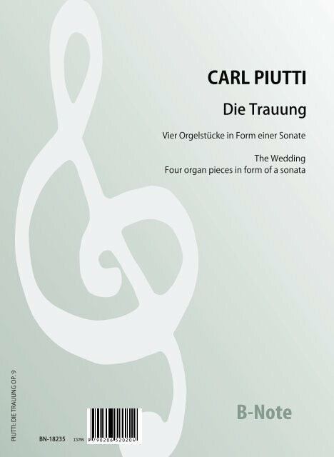 Die Trauung ? 4 Orgelstücke in Form einer Sonate op.9