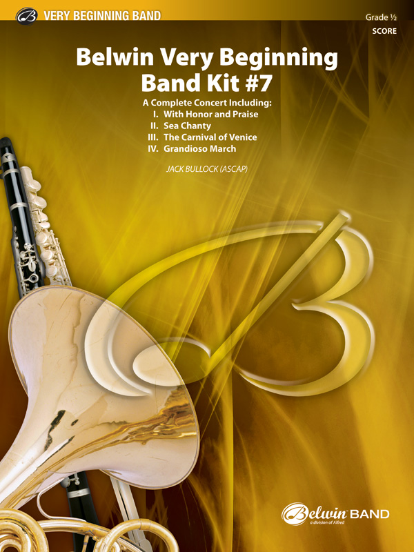 Belwin Very Beg Bd Kit 7 (c/b score)